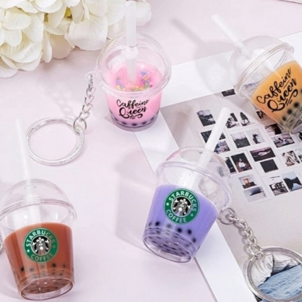 STARBUCKS Caffeine Queen Keychains